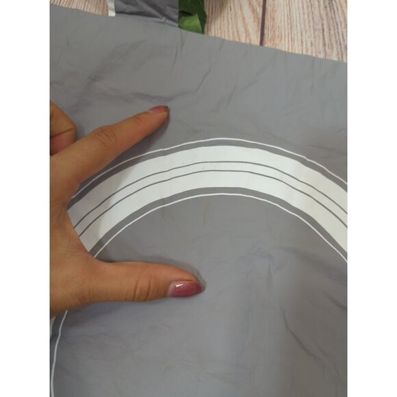 Apple Park California Nylon Reusable Packable Shopping Bag Tote LOGO Grey - Picture 4 of 8